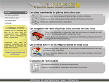 Tablet Screenshot of cicerone.fr